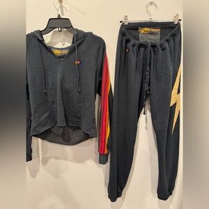 Aviator Nation Set- sweatshirt sweatpants